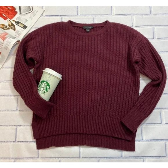 Ann Taylor Sweaters - Ann Taylor Alpaca Wool Sweater shirt top maroon